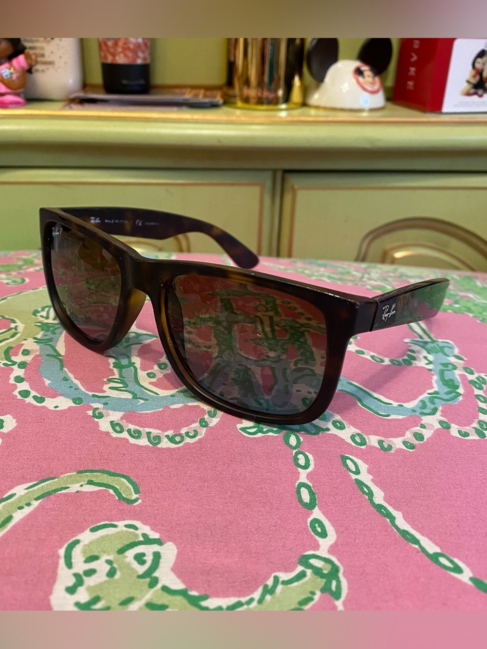Ray ban Justin polarized tortoise sunglasses
